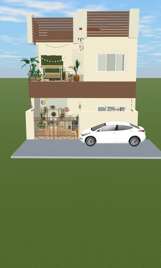 Bungalow House Design by Saikas
